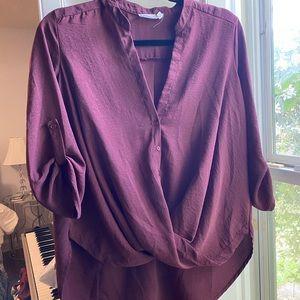 Lush Maroon Blouse